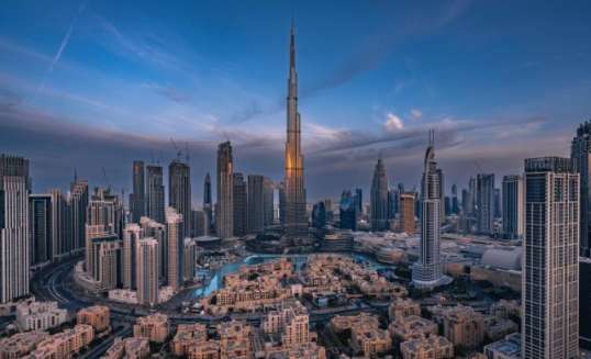 De Burj Khaligafa in Dubai